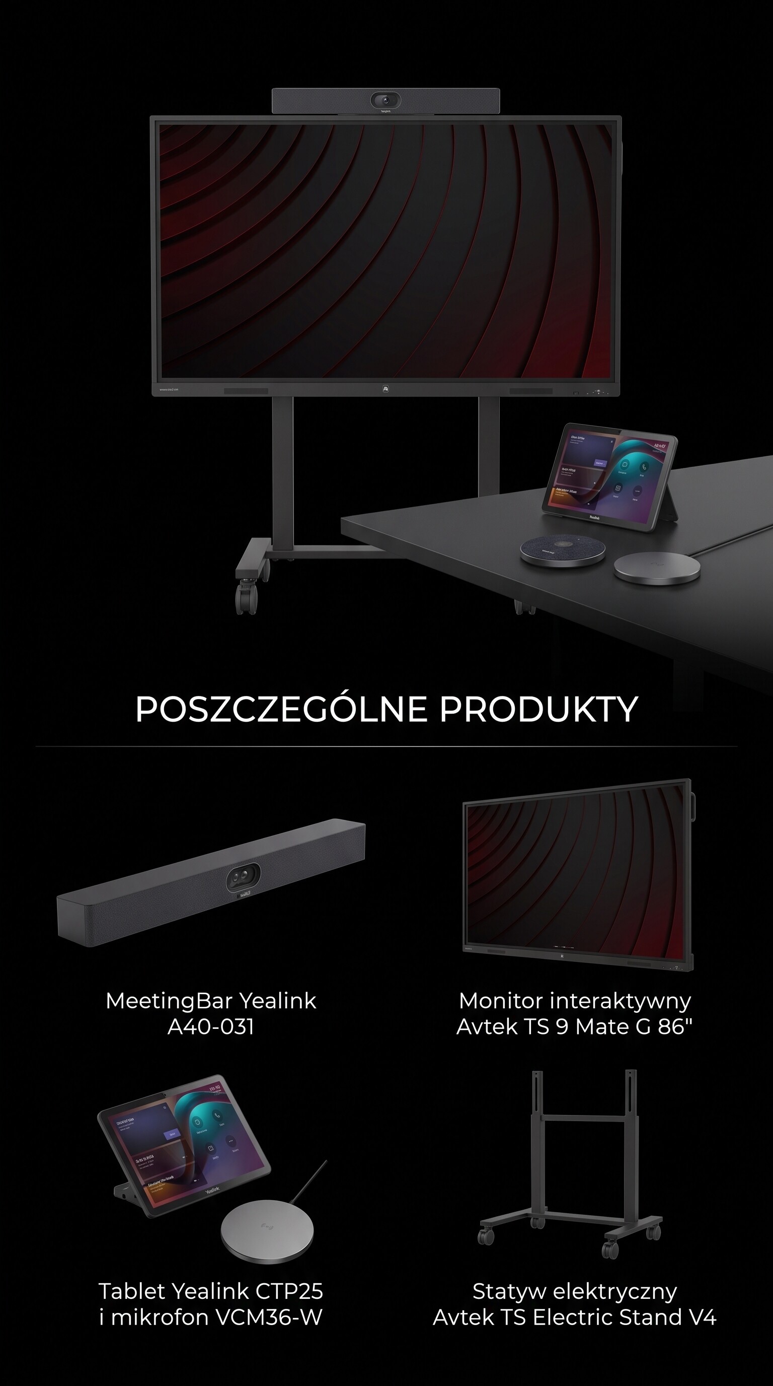 Mobilny Zestaw Wideokonferencyjny All-in-One Premium