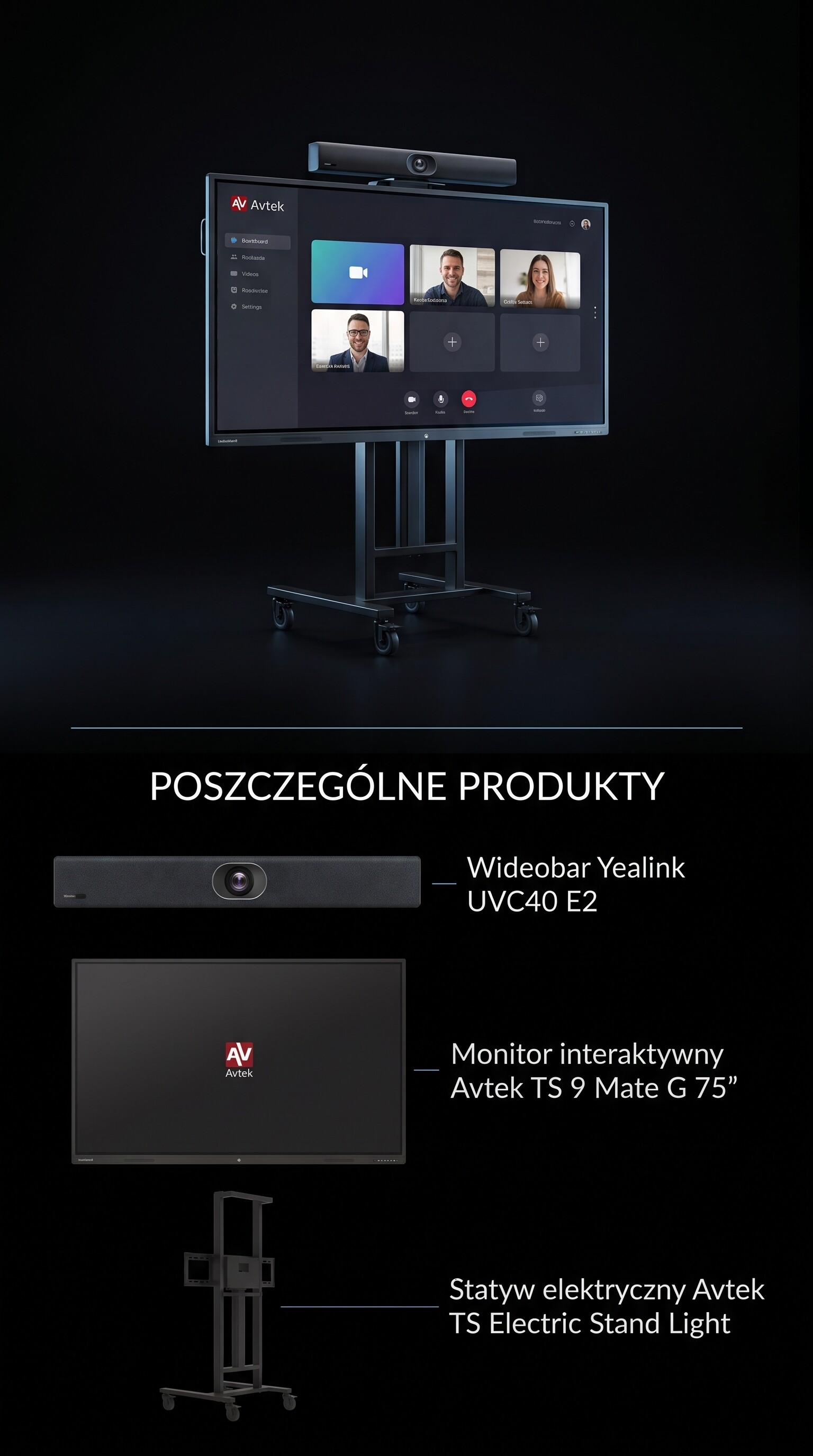 Mobilny Zestaw Wideokonferencyjny All-in-One